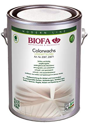 Biofa | Colorwachs lösemittelfrei | farbig - weiß Größe 2,50 L