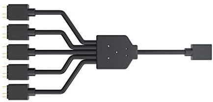 Cooler Master ARGB 1-to-5 Splitter Cable, 3-Pin LED Connector, 58 cm, MFX-AWHN-1NNN5-R1
