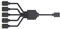 Cooler Master ARGB 1-to-5 Cavo Splitter, 3-Pin LED Connector, 58 cm