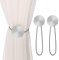 INHDBOX Magnetische Vorhang Raffhalter Stern Kreativ Gardinen Schlaufen Vorhang Clips Seil Rückwärtige Vorhang Halter Schnallen Vorhang Binder Gardinenhalter für Haus Dekoration 2 Stück
