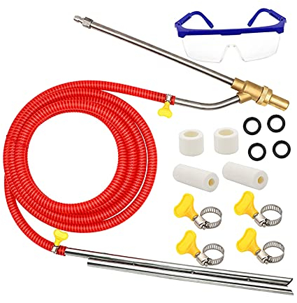 perfk pressure Washer Sandblasting Kit 1/4Inch Quick Disconnect with Nozzle Tips and, 5000 PSI