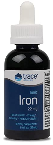 Trace Minerals, Ionic Iron, 22 mg, 59 ml, Gluten Free, SOYA Free, Vegan, Non-GMO
