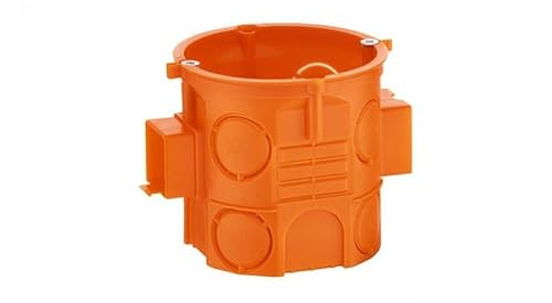 Unterputzdose 60mm tief mit Schrauben orange S60DFw 33069008 /110St./simet 5907813203626