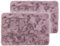 Schöner Wohnen Kollektion Badezimmerteppich 2er Set 60x90 cm Rose – Sehr Flauschige Badematte – Badewannenmatte waschbar – Duschmatte rutschfest – Badezimmer Deko – Badematte