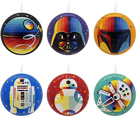 Hallmark Star Wars Blechkugel, Weihnachtsschmuck, 12 Stück