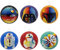 Hallmark Star Wars - Set di 12 palline di latta per decorazioni natalizie