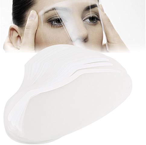 Ejoyous Friseur Transparent Gesichtsschutz, 50pcs Professionelle Augenschutz Haar Gesicht Abdeckung Gesichtsmaske für Friseur klar Haarspray Shield Transparentes Visier für Haarschnitt