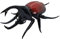WitnyStore Winzige Skarabäus-Figur aus Glas, mundgeblasenes Glas, Insekten, Arthropoden, Tier, bunt, Kristall, niedliche Dekofigur, Sammlerstück, Dekoration, Geschenke