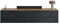 Planetmöbel West TV-Schrank, Fernsehtisch 320 cm lang, TV-Board hängend oder stehend, Fernsehschrank für Wohnzimmer, 2X TV Möbel 37,8 x 160 x 30 cm, Gold Eiche schwarz Charcoal