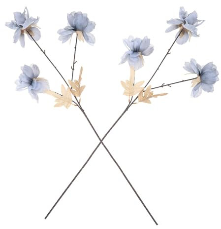 GOOHOCHY 2er Satz Künstliche Seidenblumen Kunstblumen Für Hochzeitsdeko Blumendekoration Für Zuhause Und Feiern