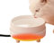 Xistuoz Beheizter Wassernapf für Katzen, Hunde, USB Elektrischer Wassernapf für Katzen, Welpen, Kaninchen, Hühner, 350 ml