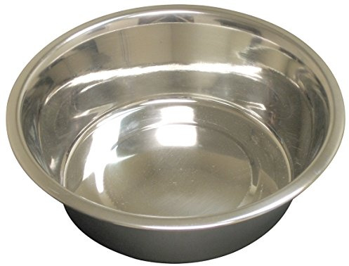 212 Main Non-Tip Stainless Steel Medium 1 qt Quart Brake-Fast Feed Food Bowl