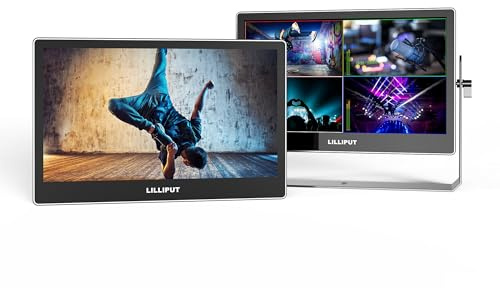 LILLIPUT 13.3 A13 OLED 4K 100000:1 Contrast and 100% DCI-P3 Color,Quad-Split,3G-SDI in&Out HDMI×4 DP×1 Broadcast Monitor