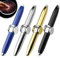 FENGQ 4 Stück Fidget Pen, Fidget Spinner Pen mit LED-Licht, Gyro Kugelschreiber Geschenkstift Zum Stressabbau, Lustig Multifunktions Stift für Männer Frauen Teenager
