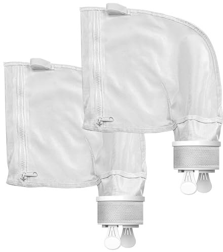 PHONILLICO Lot 2 Sacs pour Polaris 280/480 - Filtre Robot Nettoyeur Piscine Filet Rechange K13/K16 Sac à Limon avec Fermeture Zip