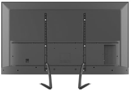 69.5 x 35 cm Universal TV Stand Height Adjustable, Black TV Feet TV Stand Up To 35 KG, TV Legs for 32 to 70 Inch LCD Television