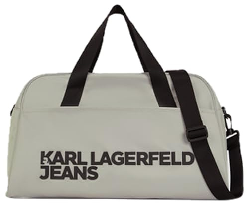 Karl Lagerfeld Jeans Herren NylonGymbag Grau, One Size