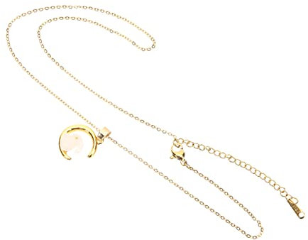 Veemoon Jade Rabbit Pendant Necklace Vintage Womens Clavicle Chain Alloy Simple Pendant Necklaces for Easter Party