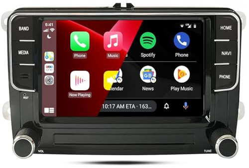 SCUMAXCON 7 Zoll 8-Core Advanced DSP kabellos CarPlay Android Auto Autoradio Android13 4+64G IPS 4G LTE/5G WiFi GPS Bluetooth USB OPS RDS RVC für VW Golf 5 6 Passat Polo Caddy