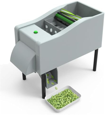 GYKOZY Máquina peladora de Guisantes Completamente automática, máquina peladora de Guisantes con corredera, eficiencia de pelado: 60 Catties/h/Baja tasa de Rotura