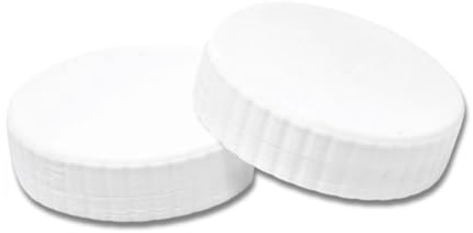 MOLERRI 2-Teiliger Verschlussdeckel für Wasserflaschen für -Flaschen Aus Kunststoff und Edelstahl, Wasserflaschen-Zubehör