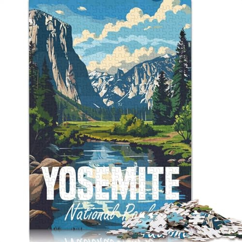 1000-teiliges Yosemite-Nationalpark-Puzzle, Papierpuzzle für Erwachsene ab 18 Jahren, 38 x 26 cm / 1000 Teile