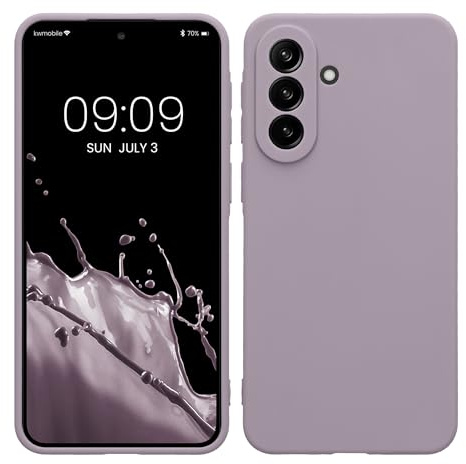 kwmobile Handyhülle für Samsung Galaxy A37 5G Hülle - weiches Handy Silikon Case - Schutzhülle Cover - Lavendel