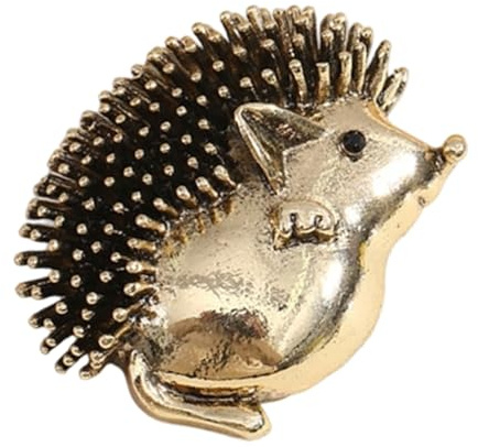 Jolie broche hérisson 3D avec fermeture sécurisée d'inspiration vintage, accessoire de bijoux pour un usage quotidien. Jolie broche hérisson avec revêtement