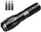 LED linterna T6 10 W, AAA linterna, 18650 de Zoomable Linterna, resistente al agua Linternas, (XM-L, 5 modos LED Set de embalaje con AAA Pilas recargables