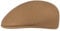 Lipodo Flatcap Filz Herren - Schiebermütze Made in Italy - Schirmmütze aus Wollfilz - Mütze mit 3 cm Schirmlänge - Flat Cap Herbst/Winter - Herrenmütze Camel XL (60-61 cm)