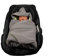 HOBEA-Germany Fußsack Einschlagdecke für die Babyschale Babyschalenfußsack Winter, Farben Winterdecken:grau grün
