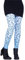 cosey - Bedruckte Bunte Leggins (Einheitsgröße) Verschiedene Leggings Designs, Waterdrops, Einheitsgröße