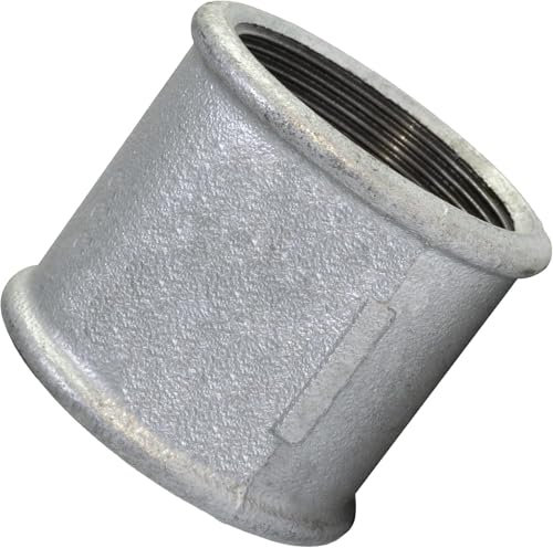 MANICOTTO ZINCATO F.F. 1.1/4 1 1/4 ZINCO TUBO ACQUA FERRO RACCORDO FEMMINA