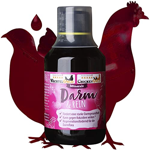 WachtelGold Darm&rein 100ml- Trinkwasserzusatz kann gegen Darmparasiten helfen - für Wachteln, Hühner & Co.