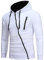 Xmiral Kapuzen-Pullover Herren Einfarbig Lose Kapuzensweatshirt Hoodies (L, y Wei?