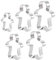 5 Pcs Ginger Bread Man Cookie Cutters Stainless Steel Gingerbread Boy Cutte for Biscuit Cutter