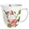 Ambiente Fine Bone China Floral Rose and Bird Mug 0.4 Litre Sophie