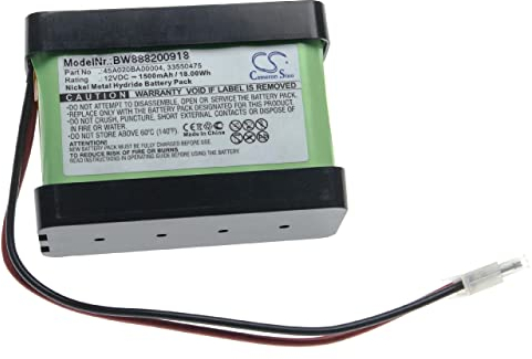 vhbw Akku kompatibel mit Besam Unislide Sliding Door Schiebetorantrieb Torantrieb Drehtorantrieb (1500 mAh, 12 V, NiMH)
