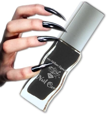 Gothic/Halloween Nagellack, Nail Polish - SCHWARZ, BLACK 10ml