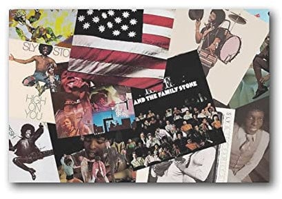 Sly And The Family Stone Poster Rock And Roll Hall of Fame Poster Wandkunst Gemälde Leinwanddrucke Dekor Poster Kunstwerke 30 x 45 cm