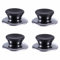 4Pcs Pot Lid Knob Kitchen Cookware Lid Handles Universal Replacement Pan Lid Cover Knobs Handle Bakelite Saucepan Dishwasher Safe for Slow Cookers, Skillets, Frying Pan and Kitchen Cookware Covers