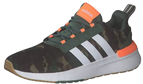 adidas Herren Racer TR21 Cloudfoam Lifestyle Running Shoes Schuhe, Green Oxide/Cloud White/Orange, 42 2/3 EU
