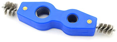 Multifunctional Pipe Cleaning Tool 4 in 1 Cleaner Brush Wire Brush Tube & Fitting Brush for for Plumbing Instillation Tube & Fitting Brush 4 in 1 Pipe Cleaning Tool Wire Brush Deburr for Pipe