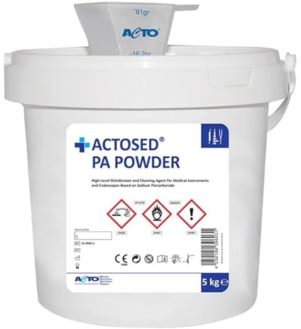 Actosed PA - Powder Hochwertiges Desinfektionsmittel für Endoskope und medizinische Instrumente (5 kg)