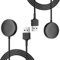 Wanme - Cargador de 2 piezas compatible con Samsung Galaxy Watch 5/Watch 5 Pro/Watch 4/4 Classic/Watch 6/6 Classic/Active 2/Watch 3, 100cm Cable de carga USB de repuesto para Samsung Watch Active