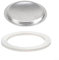 1 joint d'étanchéité en silicone pour machine à expresso et filtre de rechange pour cafetière expresso de cuisinière de 1 à 12 tasses et écran de filtre pour cafetière à moka Express (6 tasses +