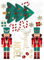 THE REPLICANT Fêtes et Evènements/Lot de Stickers de Vitre Casse Noisette/Faciles à Poser et Repositionnables