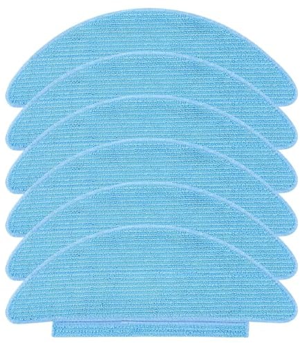 6 Pcs Replacement Vacuum Mopping Cloth Pads Compatibe with Lubluelu SL60D SL61 SG60 Robot Vacuum Cleaner, Reusable Cleaning Floor Microfiber Soft Pad