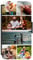 Unique Gifts House Ltd Personalised Phone Case for iPhone 15 Pro Custom Leather Flip Wallet Case Any Photo Printed Six Pics Anti Drop Personalised Case