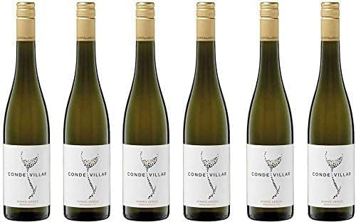 Vinho Verde Conde Villar Branco 2023 | Quinta das Aktas | Weißwein aus Portugal | trocken | 6 x 0,75l
